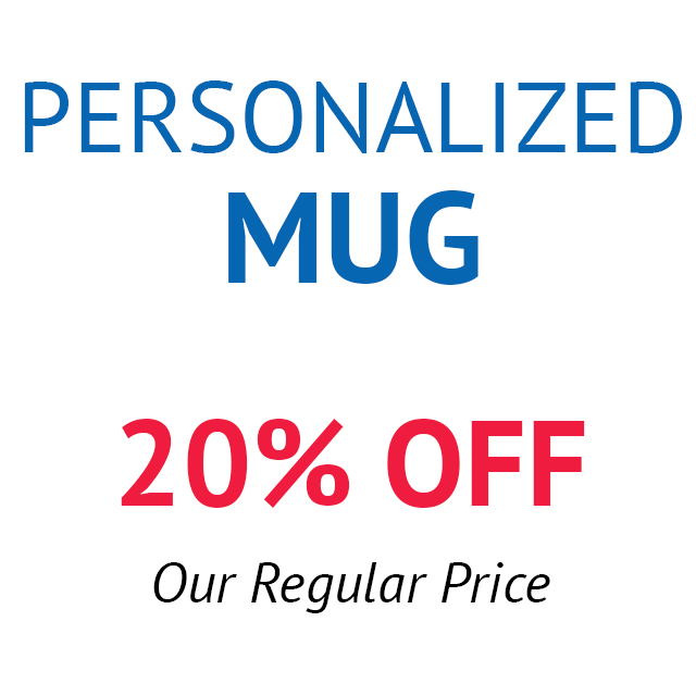 Personalized mugs special offer