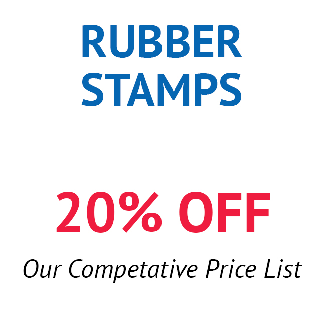 Rubber stamps special offer