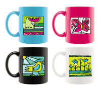 Custom printed promotional mugs