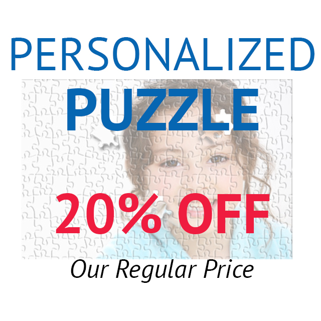 Personalized puzzle 20% off